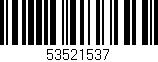 Código de barras (EAN, GTIN, SKU, ISBN): '53521537'