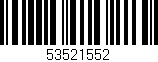 Código de barras (EAN, GTIN, SKU, ISBN): '53521552'
