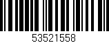 Código de barras (EAN, GTIN, SKU, ISBN): '53521558'