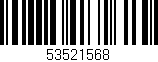 Código de barras (EAN, GTIN, SKU, ISBN): '53521568'