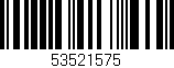 Código de barras (EAN, GTIN, SKU, ISBN): '53521575'