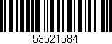Código de barras (EAN, GTIN, SKU, ISBN): '53521584'