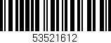 Código de barras (EAN, GTIN, SKU, ISBN): '53521612'