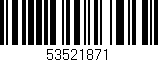 Código de barras (EAN, GTIN, SKU, ISBN): '53521871'