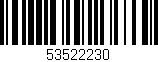 Código de barras (EAN, GTIN, SKU, ISBN): '53522230'