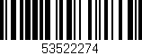 Código de barras (EAN, GTIN, SKU, ISBN): '53522274'