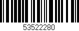 Código de barras (EAN, GTIN, SKU, ISBN): '53522280'