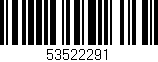 Código de barras (EAN, GTIN, SKU, ISBN): '53522291'