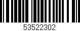 Código de barras (EAN, GTIN, SKU, ISBN): '53522302'