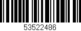 Código de barras (EAN, GTIN, SKU, ISBN): '53522486'