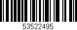 Código de barras (EAN, GTIN, SKU, ISBN): '53522495'