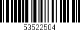 Código de barras (EAN, GTIN, SKU, ISBN): '53522504'