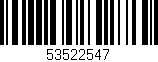 Código de barras (EAN, GTIN, SKU, ISBN): '53522547'