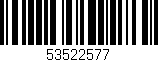 Código de barras (EAN, GTIN, SKU, ISBN): '53522577'