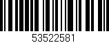 Código de barras (EAN, GTIN, SKU, ISBN): '53522581'
