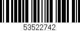 Código de barras (EAN, GTIN, SKU, ISBN): '53522742'