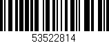Código de barras (EAN, GTIN, SKU, ISBN): '53522814'