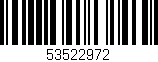 Código de barras (EAN, GTIN, SKU, ISBN): '53522972'