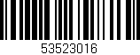 Código de barras (EAN, GTIN, SKU, ISBN): '53523016'