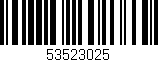 Código de barras (EAN, GTIN, SKU, ISBN): '53523025'