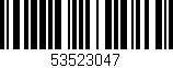 Código de barras (EAN, GTIN, SKU, ISBN): '53523047'