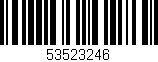 Código de barras (EAN, GTIN, SKU, ISBN): '53523246'