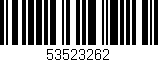 Código de barras (EAN, GTIN, SKU, ISBN): '53523262'