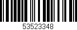 Código de barras (EAN, GTIN, SKU, ISBN): '53523348'
