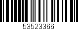 Código de barras (EAN, GTIN, SKU, ISBN): '53523366'