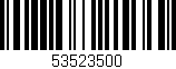 Código de barras (EAN, GTIN, SKU, ISBN): '53523500'