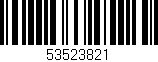Código de barras (EAN, GTIN, SKU, ISBN): '53523821'