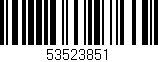 Código de barras (EAN, GTIN, SKU, ISBN): '53523851'