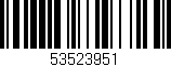 Código de barras (EAN, GTIN, SKU, ISBN): '53523951'