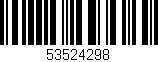 Código de barras (EAN, GTIN, SKU, ISBN): '53524298'