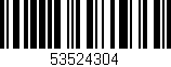 Código de barras (EAN, GTIN, SKU, ISBN): '53524304'