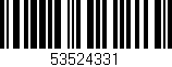 Código de barras (EAN, GTIN, SKU, ISBN): '53524331'
