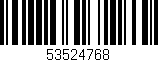 Código de barras (EAN, GTIN, SKU, ISBN): '53524768'