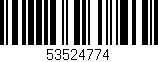 Código de barras (EAN, GTIN, SKU, ISBN): '53524774'