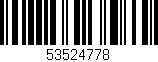 Código de barras (EAN, GTIN, SKU, ISBN): '53524778'