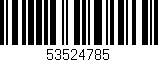 Código de barras (EAN, GTIN, SKU, ISBN): '53524785'