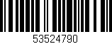 Código de barras (EAN, GTIN, SKU, ISBN): '53524790'