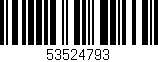 Código de barras (EAN, GTIN, SKU, ISBN): '53524793'