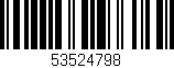 Código de barras (EAN, GTIN, SKU, ISBN): '53524798'