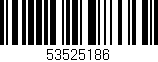 Código de barras (EAN, GTIN, SKU, ISBN): '53525186'