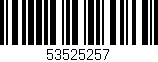 Código de barras (EAN, GTIN, SKU, ISBN): '53525257'