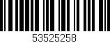 Código de barras (EAN, GTIN, SKU, ISBN): '53525258'