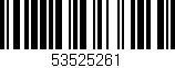 Código de barras (EAN, GTIN, SKU, ISBN): '53525261'
