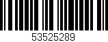 Código de barras (EAN, GTIN, SKU, ISBN): '53525289'