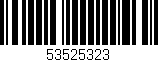 Código de barras (EAN, GTIN, SKU, ISBN): '53525323'