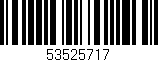 Código de barras (EAN, GTIN, SKU, ISBN): '53525717'